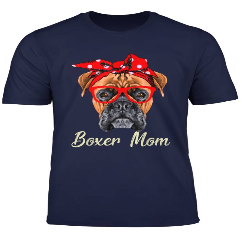 Boxer Mom Cute Dog Puppy Mama Love Mother Gift T Shirt