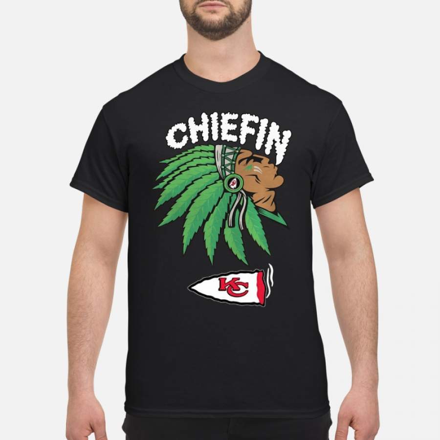 Kansas City Chiefs Native Chiefin shirt Men-T-Shirt