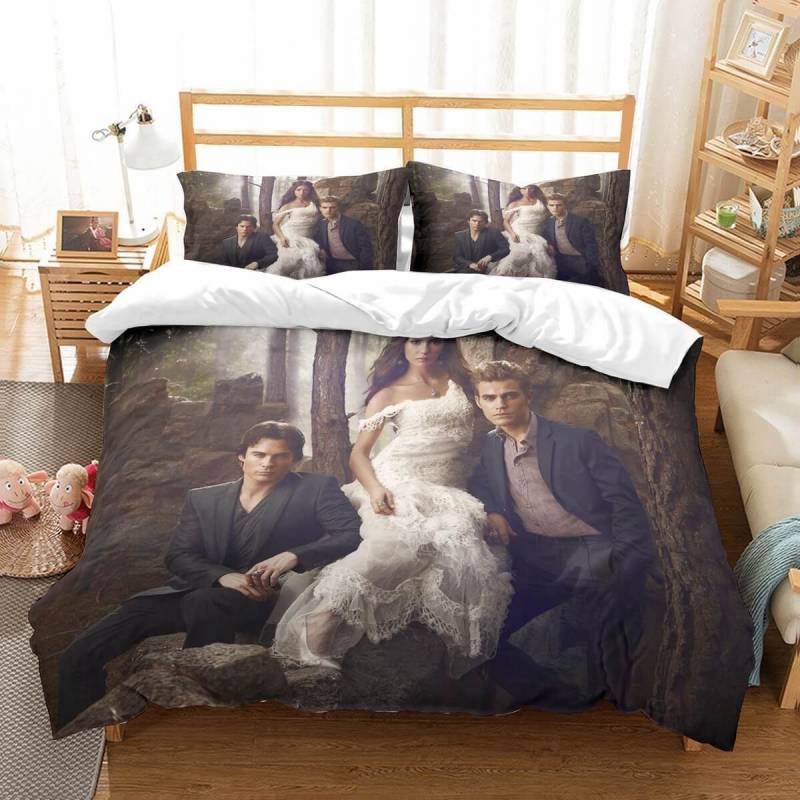 3D Customize The Vampire Diaries Et Bedroomet Bed3D Customize Bedding Set Duvet Cover Set Bedroom Set Bedlinen