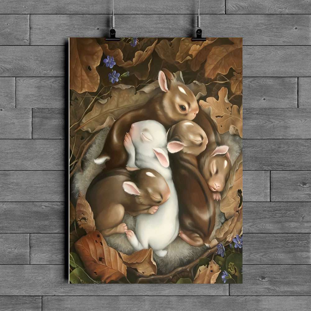 Rabbit Poster Qh220102Pt