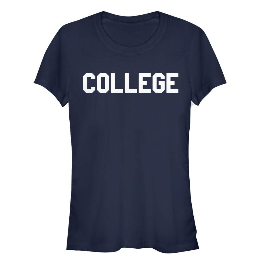 Animal House Junior’s College Text  T Shirt