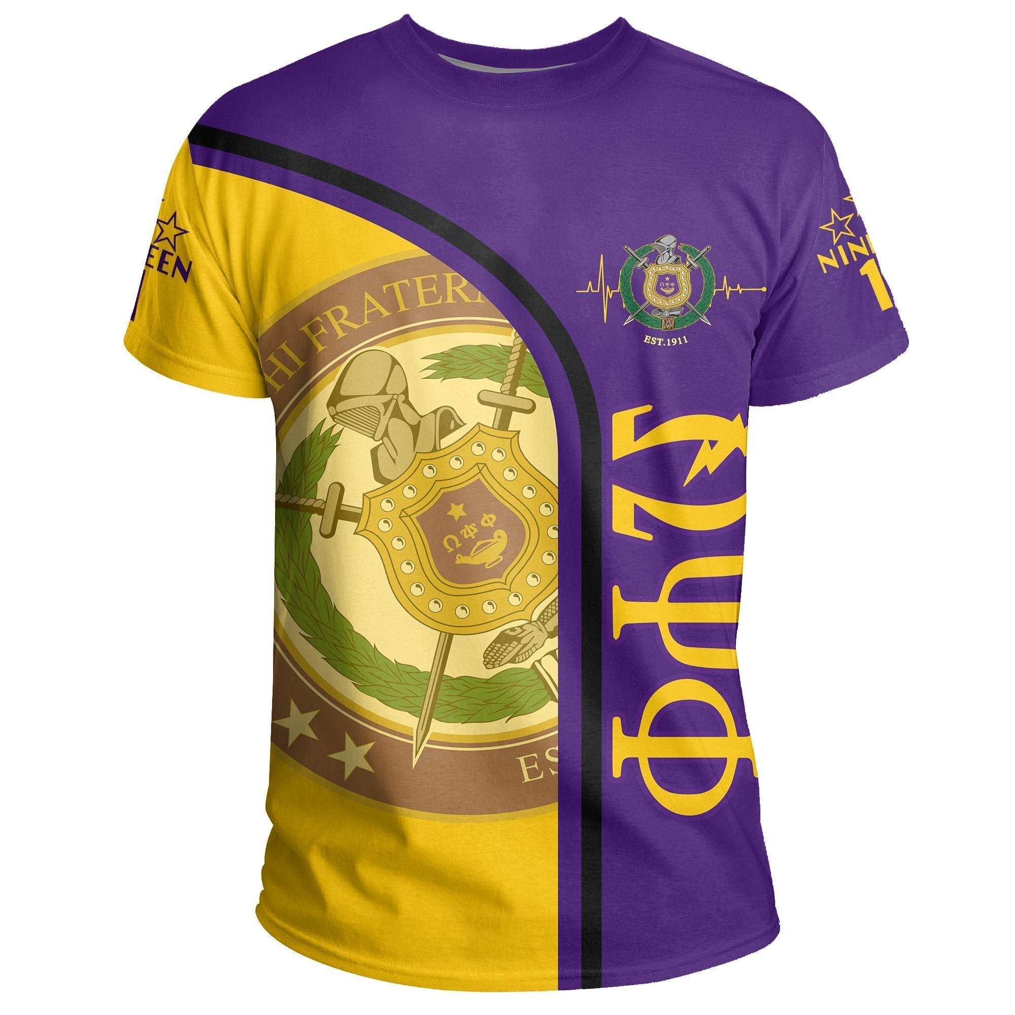 Fraternity Tshirt – Personalized Omega Psi Phi In My Heart Tee