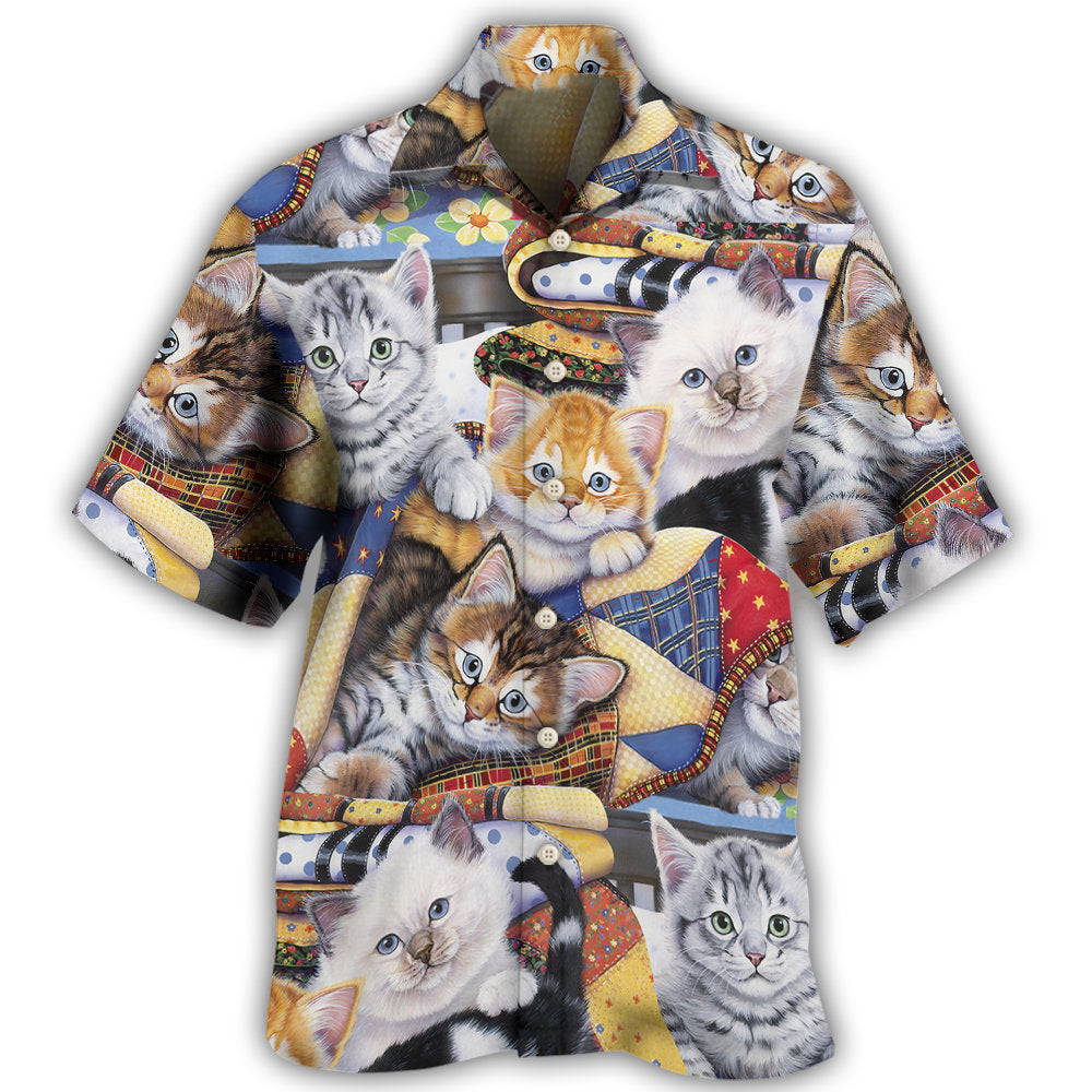 Cat Kitten Is So Cute – Hawaiian Shirt – Haws02Lin010822