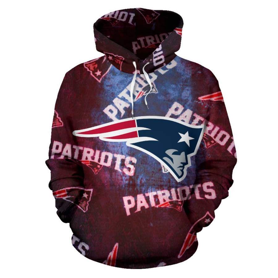 New England Patriots Hoodie All Over Print