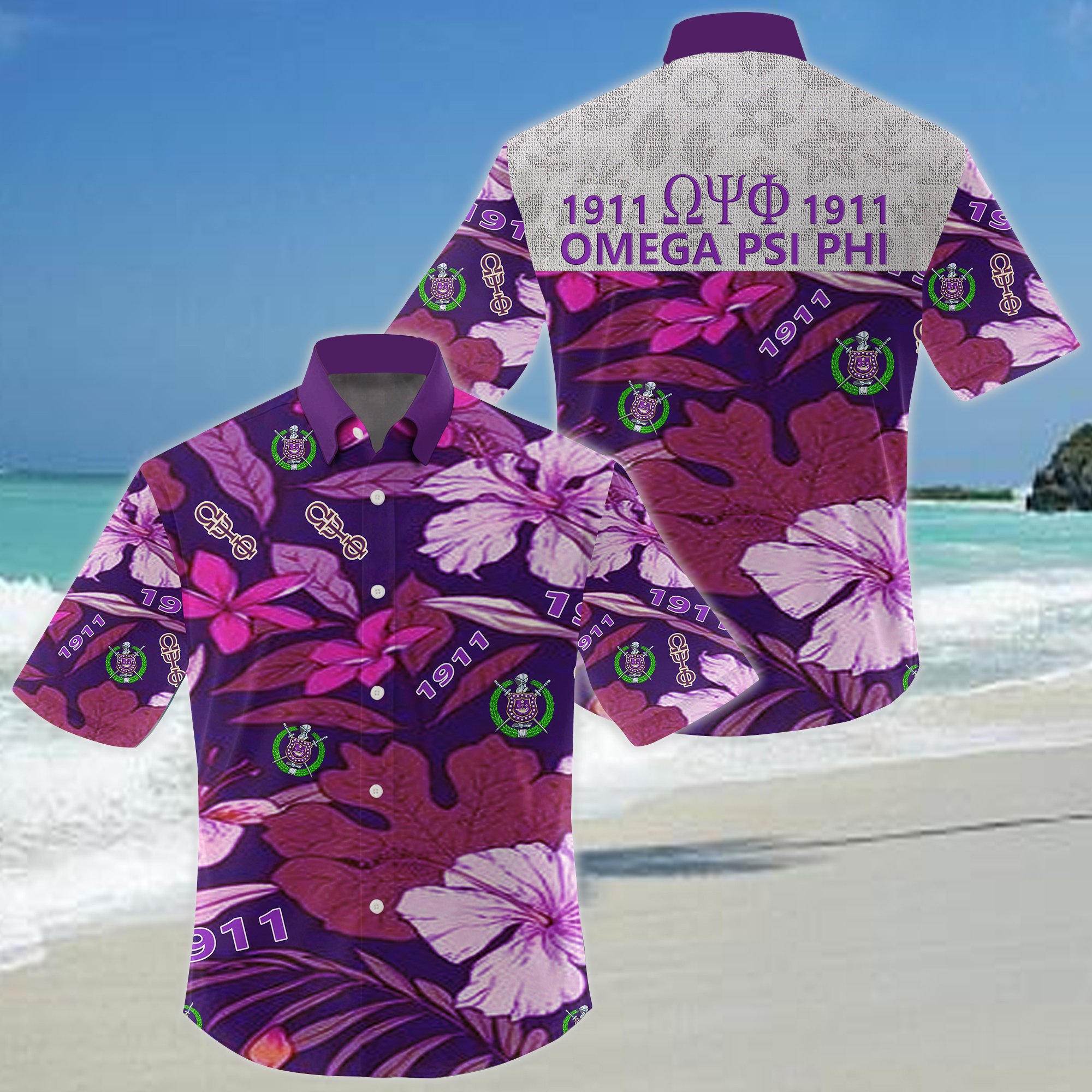 Omega Psi Phi Hawaiian Shirt 972020