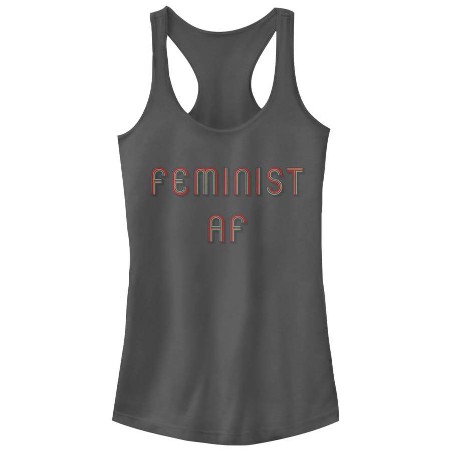 CHIN UP Junior’s Feminist AF  Racerback Tank