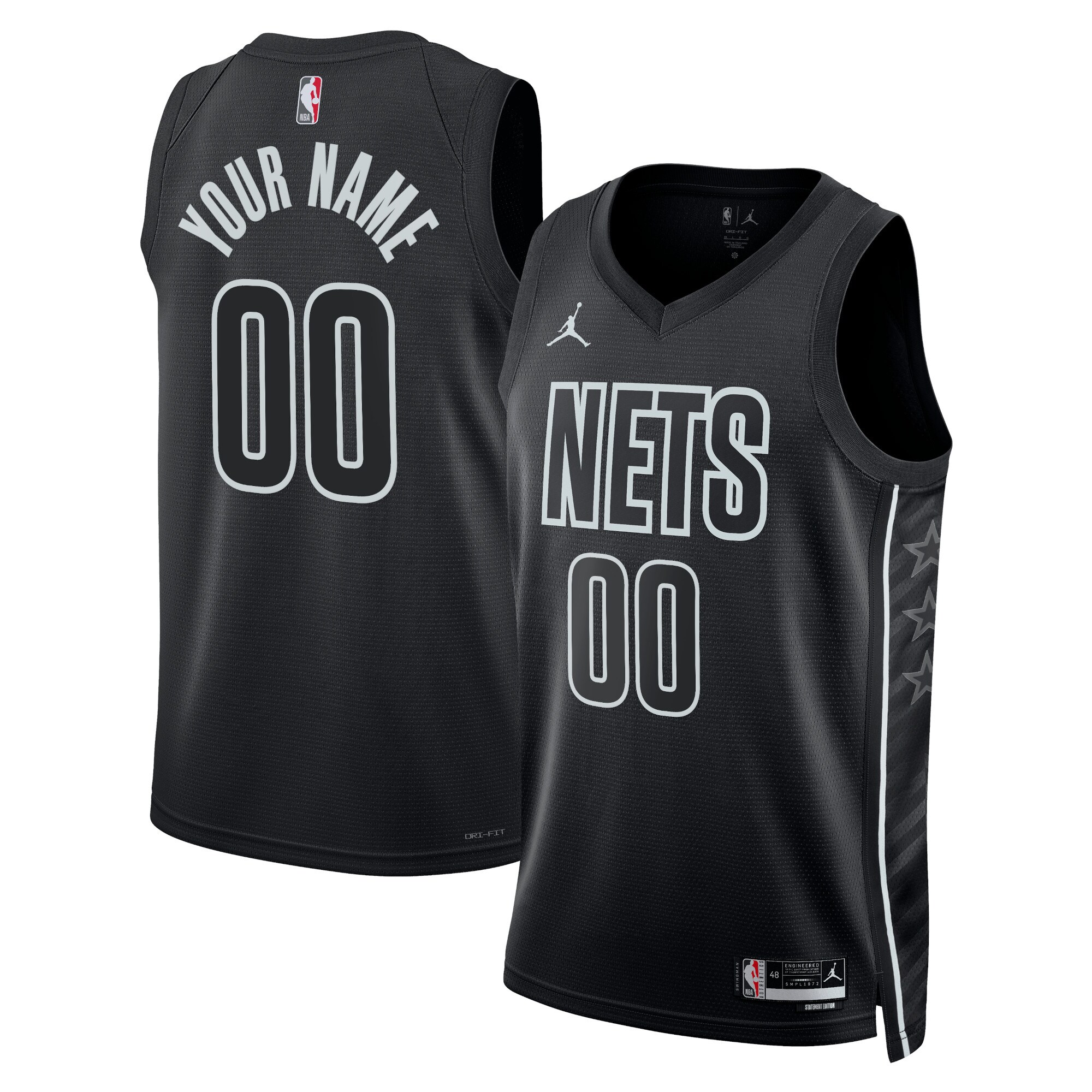 Brooklyn Nets Jordan Statement Swingman Jersey – Custom – Unisex