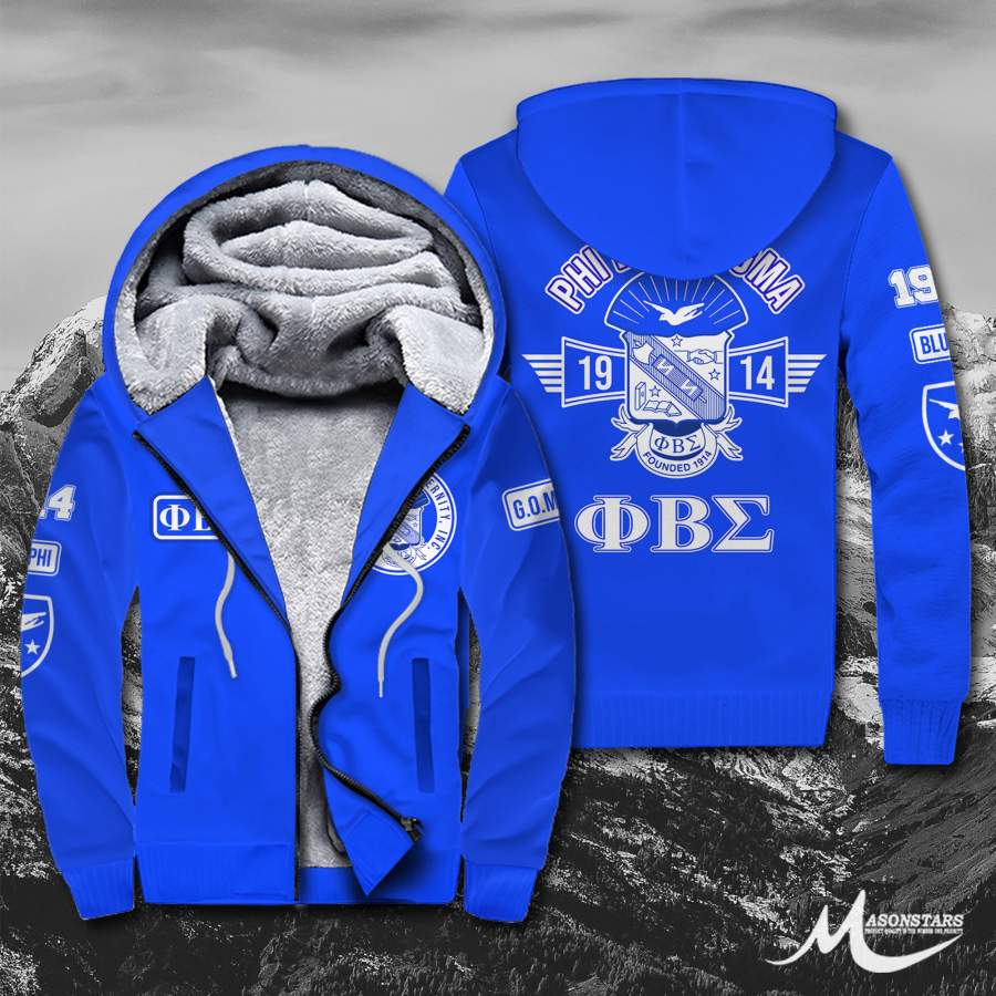 Phi Beta Sigma Fleece Zip Hoodies 231020194