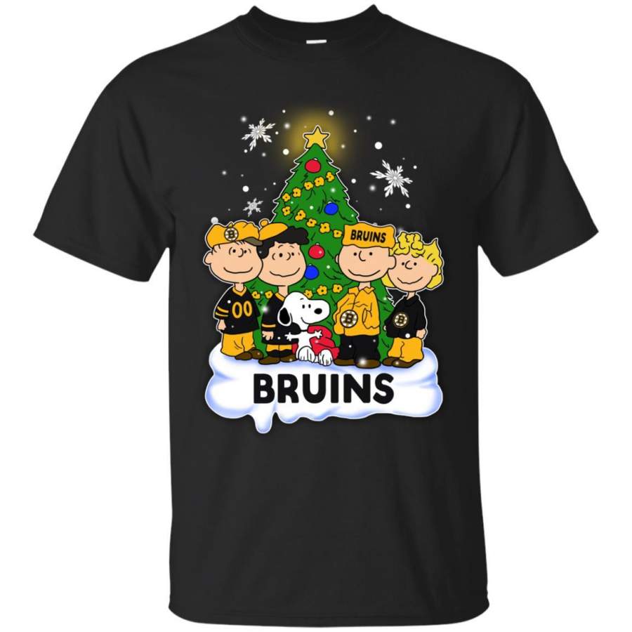 Snoopy The Peanuts Boston Bruins Christmas T Shirts