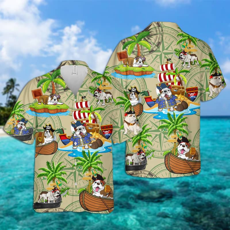 Felacia Bulldog Pirates Hawaii Shirt Ha46961