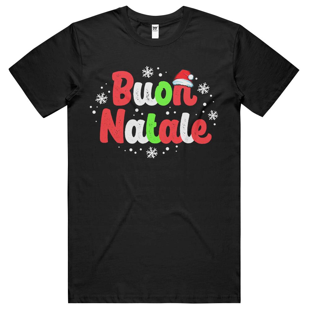 Buon Natale Italy Pride Xmas Holiday Italian Christmas T Shirts