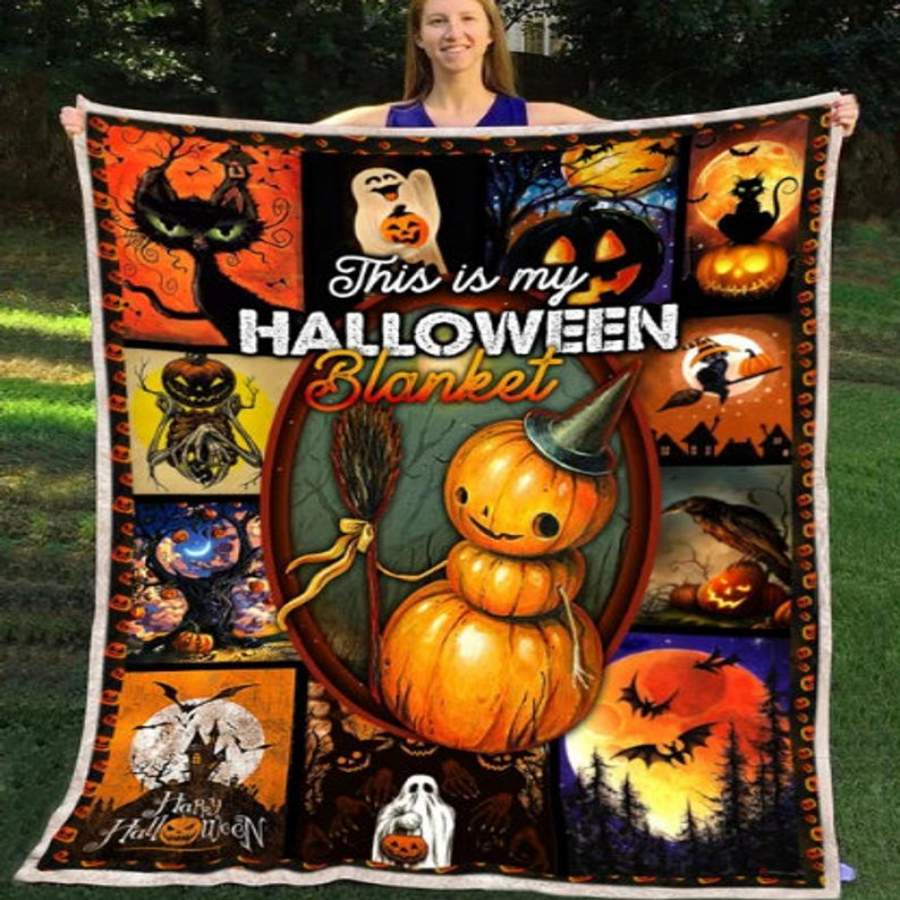 BLANKET – HALLOWEEN – This is my Halloween Fleece Blanket