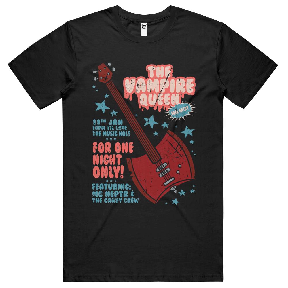 The Vampire Queen Music Poster T Shirts