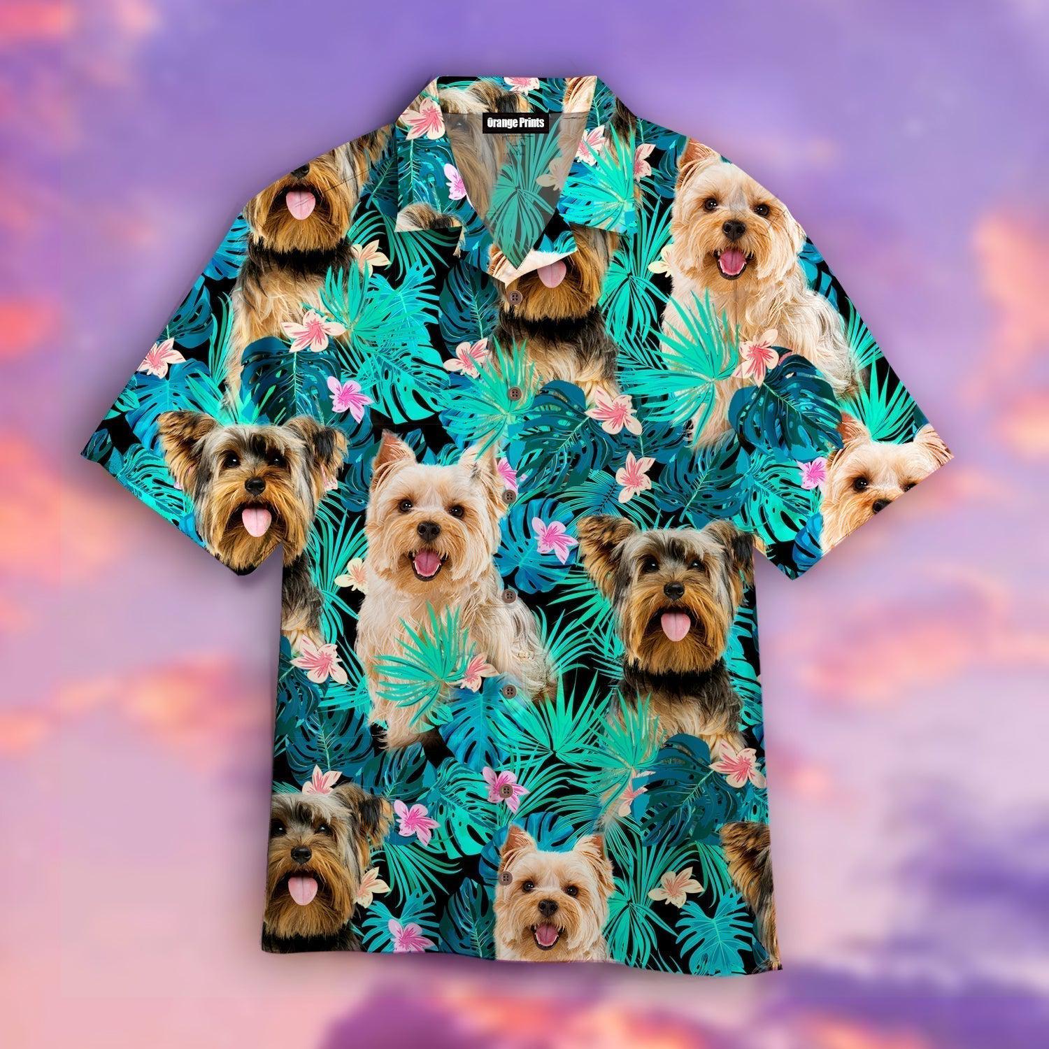 Yorkshire Terrier Tropical Hawaii Shirt For Men Women Ha76811