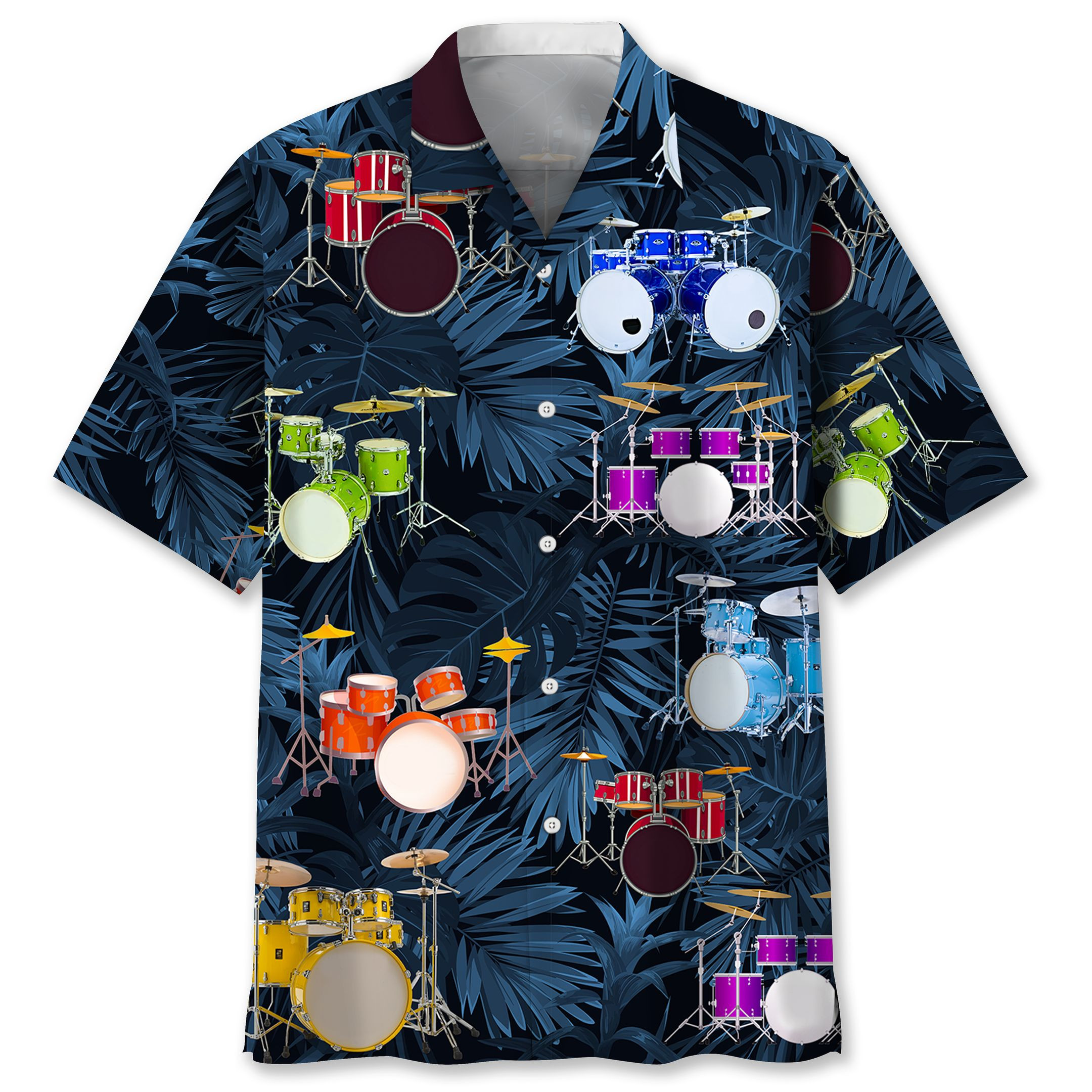 Drums Tropical Hawaiian Shirt Ha22715