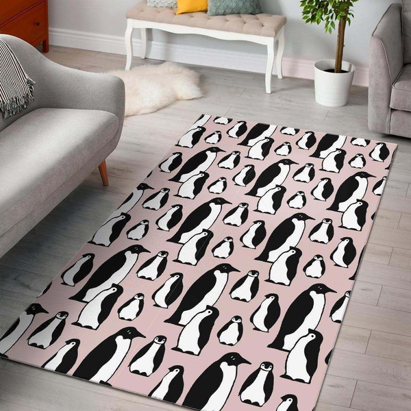 Penguin Print Pattern Dhcdhc Ld2410 Rug