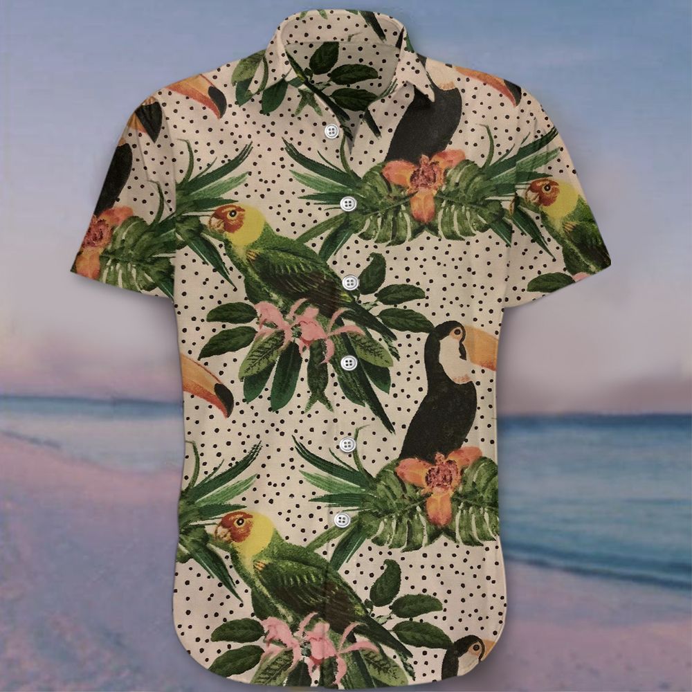 Bird Hawaii Shirt Tropical Hawaii Button Up Mens Womens Ha32448