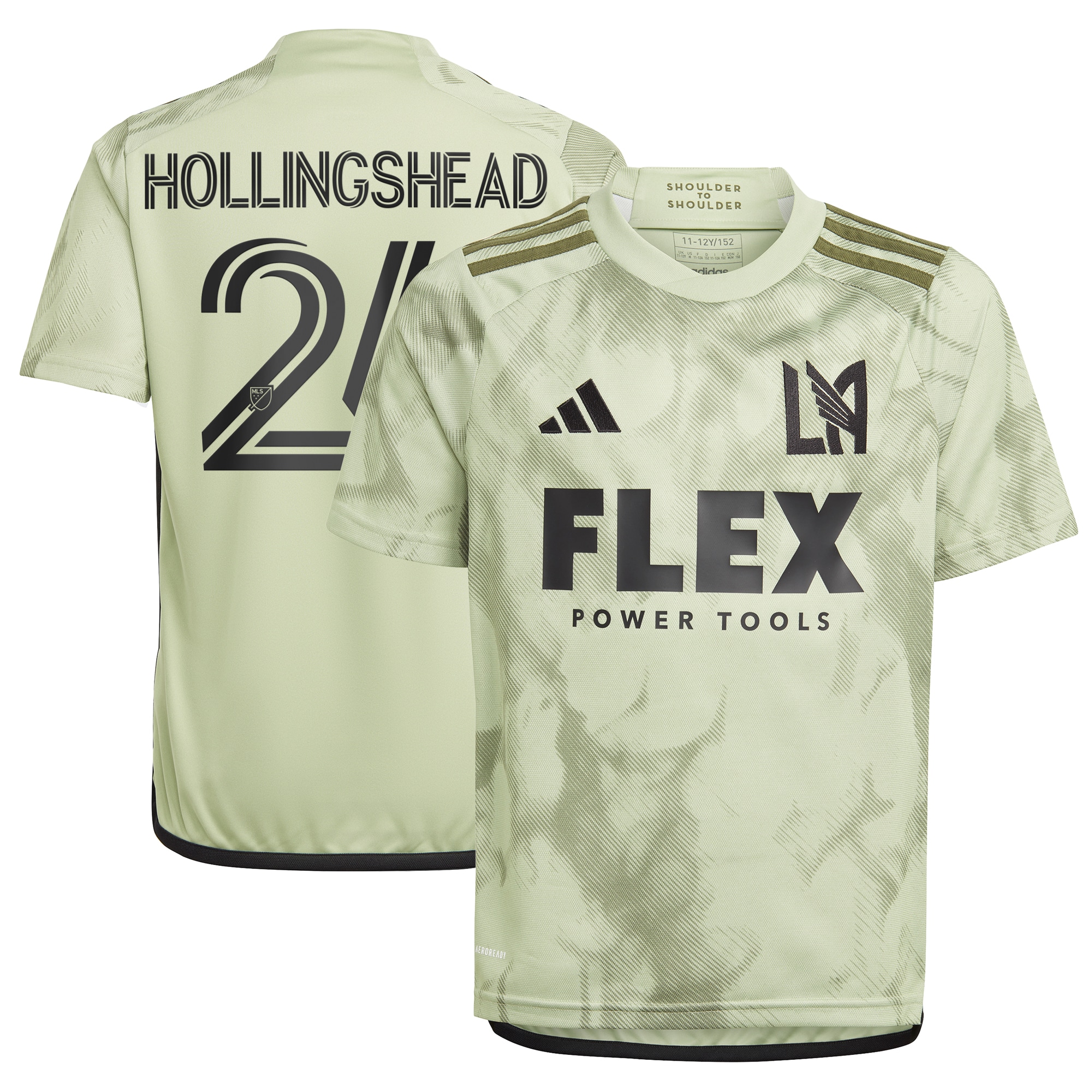 Ryan Hollingshead LAFC Youth 2024 Smokescreen Replica Player Jersey – Green