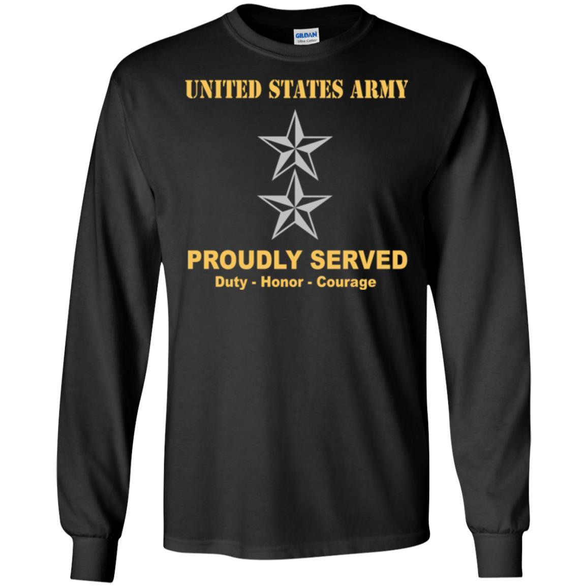 US Army O-8 Major General O8 MG General Officer Ranks Men Front Shirt ...