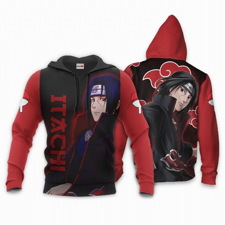 Uchiha Itachi Akatsuki Anime Manga For Men And Women 3D Hoodie Zip Hoodie Y97