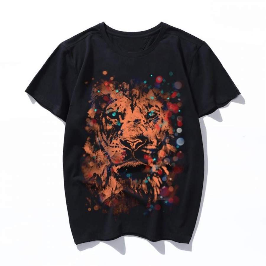 the lion whisperer Anime Cosplay Printed T-shirt Summer Unisex O Neck Short Sleeve COS Short-sleeve Men women Tees tops