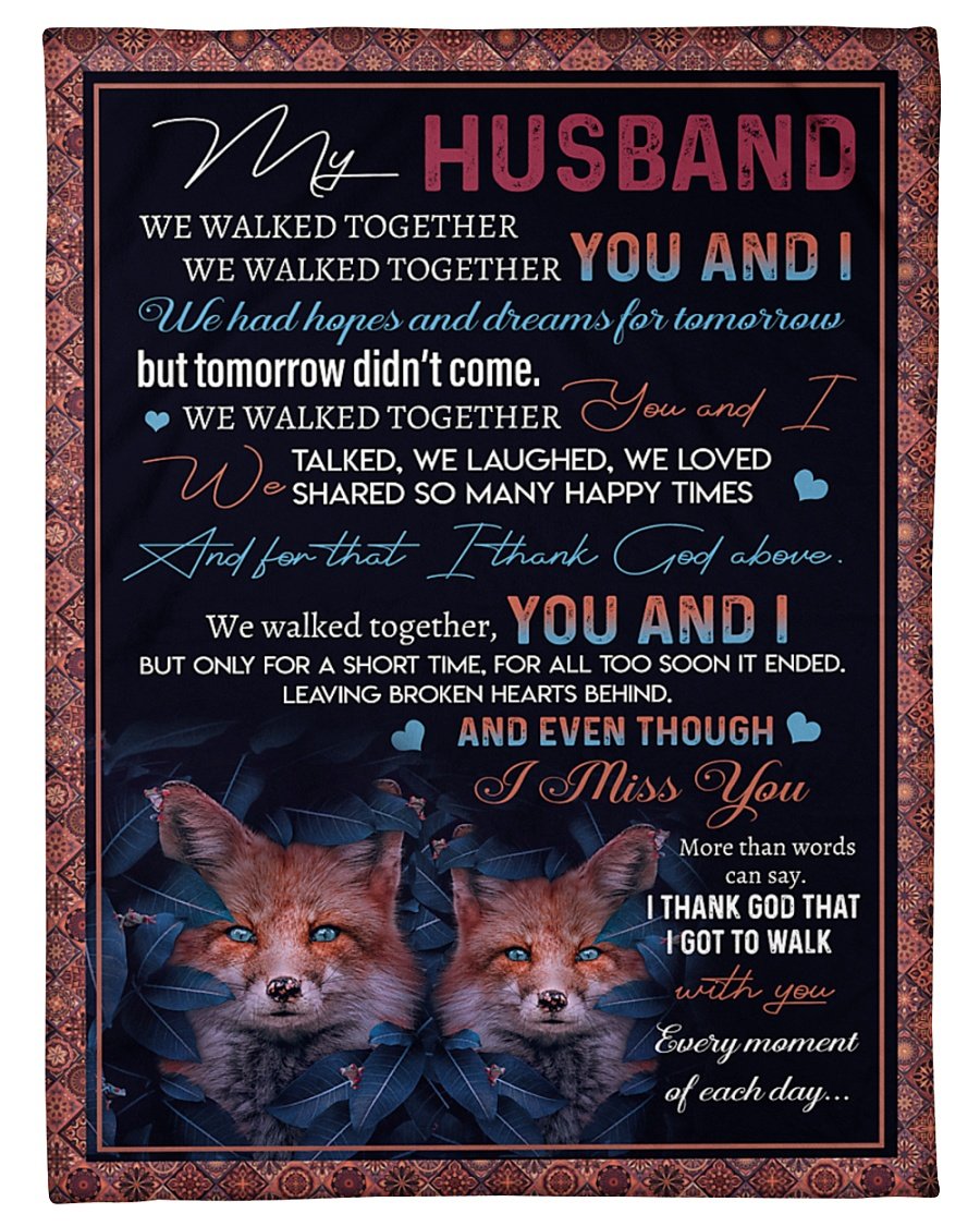 Animal Blanket Valentine Blanket To My Husband Personalize Blanket Happy Valentines Day I Married You Blanket Perfect Gifts Best Gifts To Him