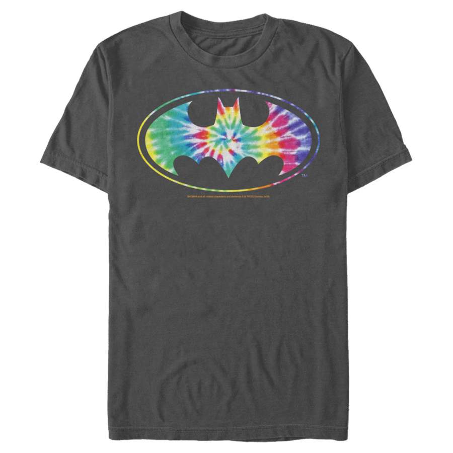 Batman Men’s Tie Dye Logo  T Shirt