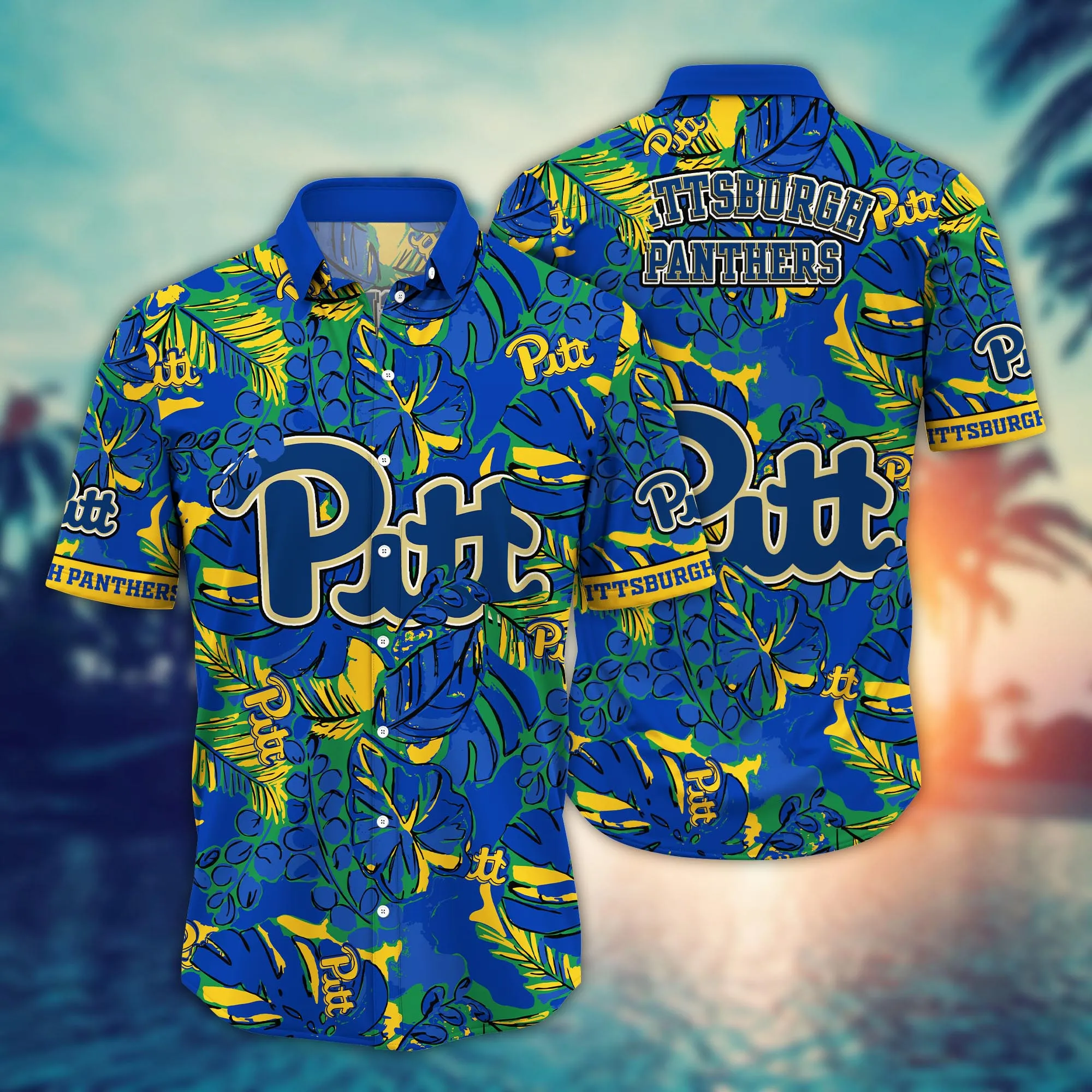 Pittsburgh Panthers NCCA Hawaiian Shirt Ice Cream Season Aloha Shirt