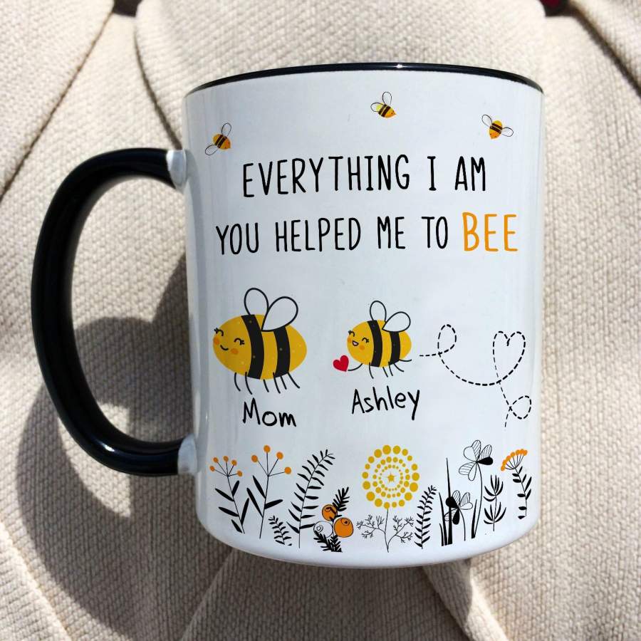 Everything i am you helped me to be mug