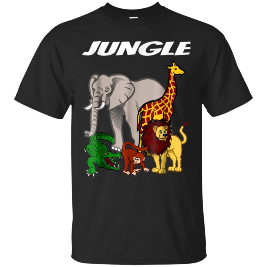 AGR Animal Lovers T-Shirt Jungle Vintage Birthday Gift Tee Shirt