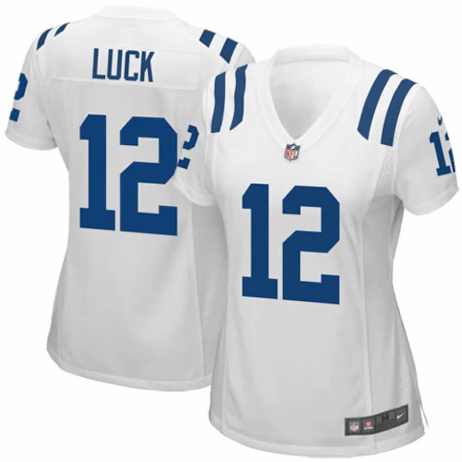 Andrew Luck Indianapolis Colts Nike Womens Game Jersey – White