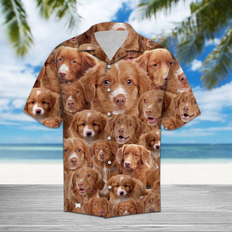 Nova Scotia Duck Tolling Retriever Awesome Hawaiian Shirt Ha55577