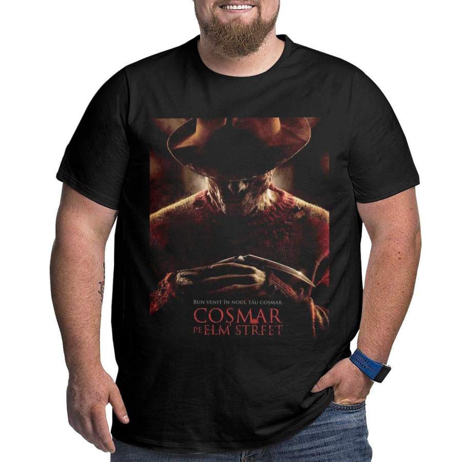 A Nightmare On Elm Street Man Big Size Men’s T-Shirt Stylish Short Sleeve Tee