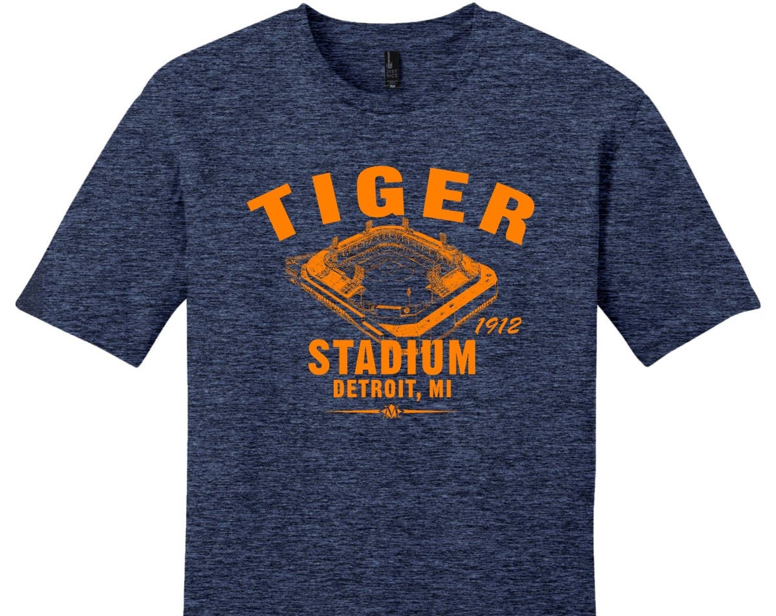 Tiger Stadium 1918 Baseball T – Past Home Of Your Detroit Tigers – Any 2 Tees For 33