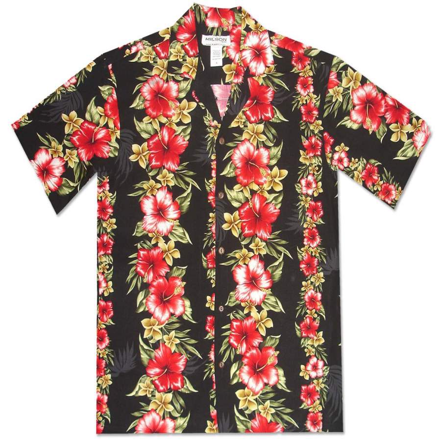 Aloha Mood Black Hawaiian Shirt - Pinotee Store