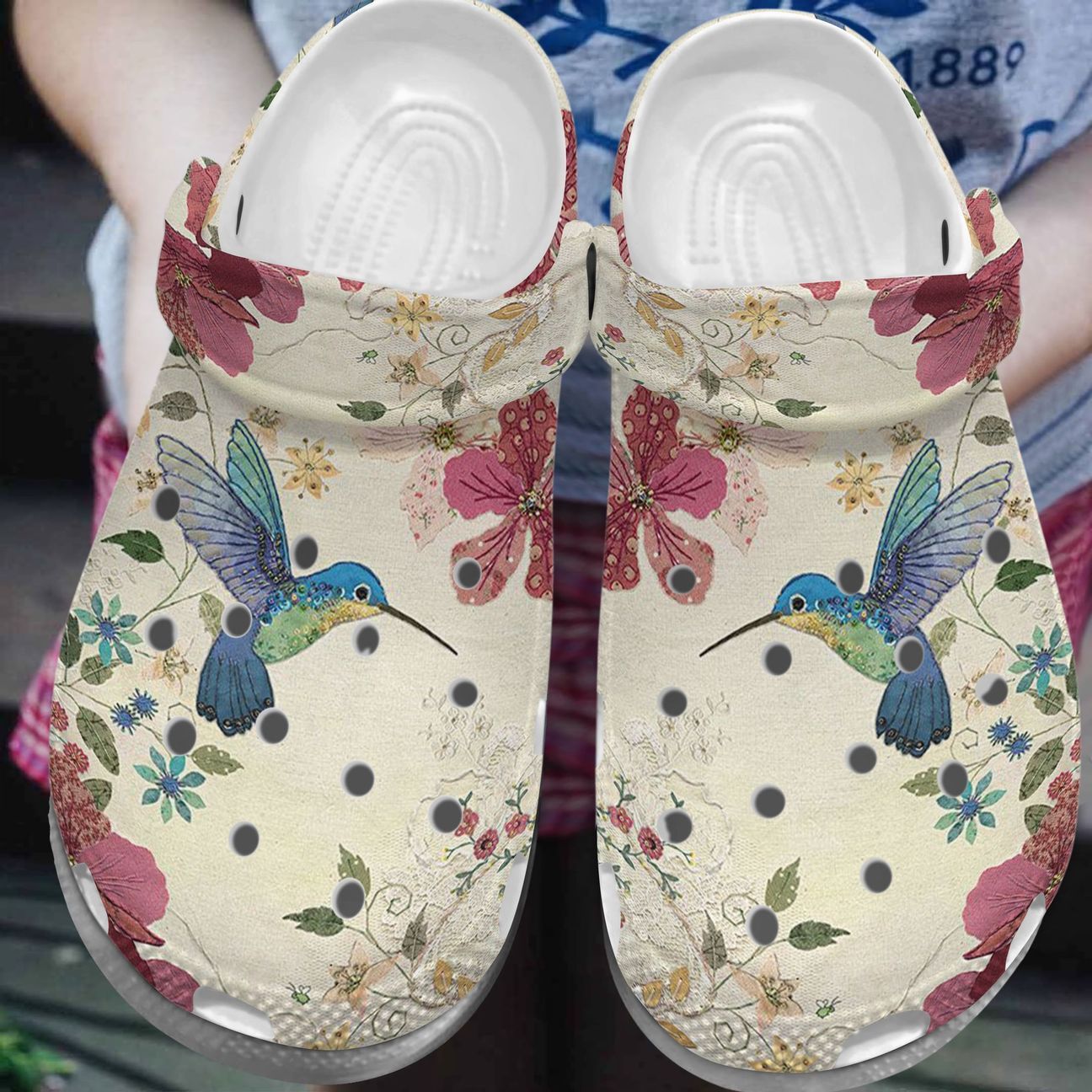 Hummingbird Personalized Clog, Custom Name, Text, Color, Number Fashion Style For Women, Men, Kid, Print 3D Lovely Hummingbird