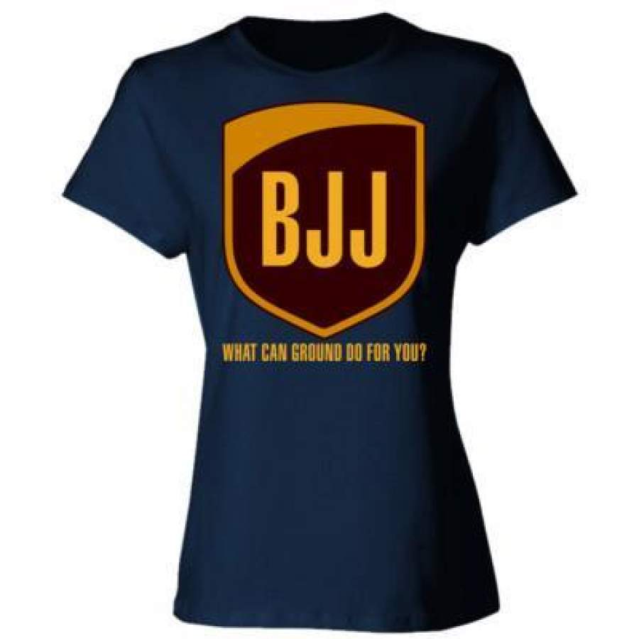 AGR BJJ What Can Ground Do For You – Ladies’ Cotton T-Shirt