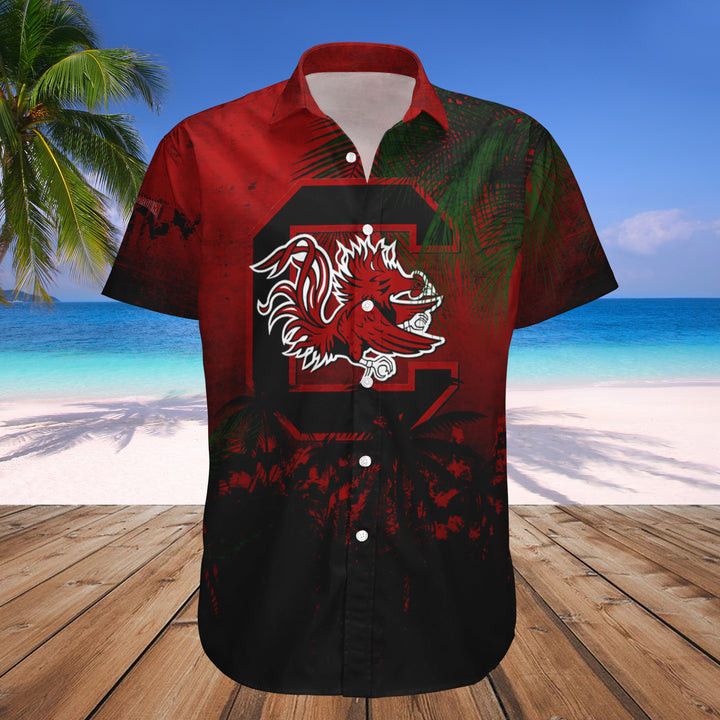 NCCA South Carolina Gamecocks Coconut Tree New Design Hawaiian Shirt