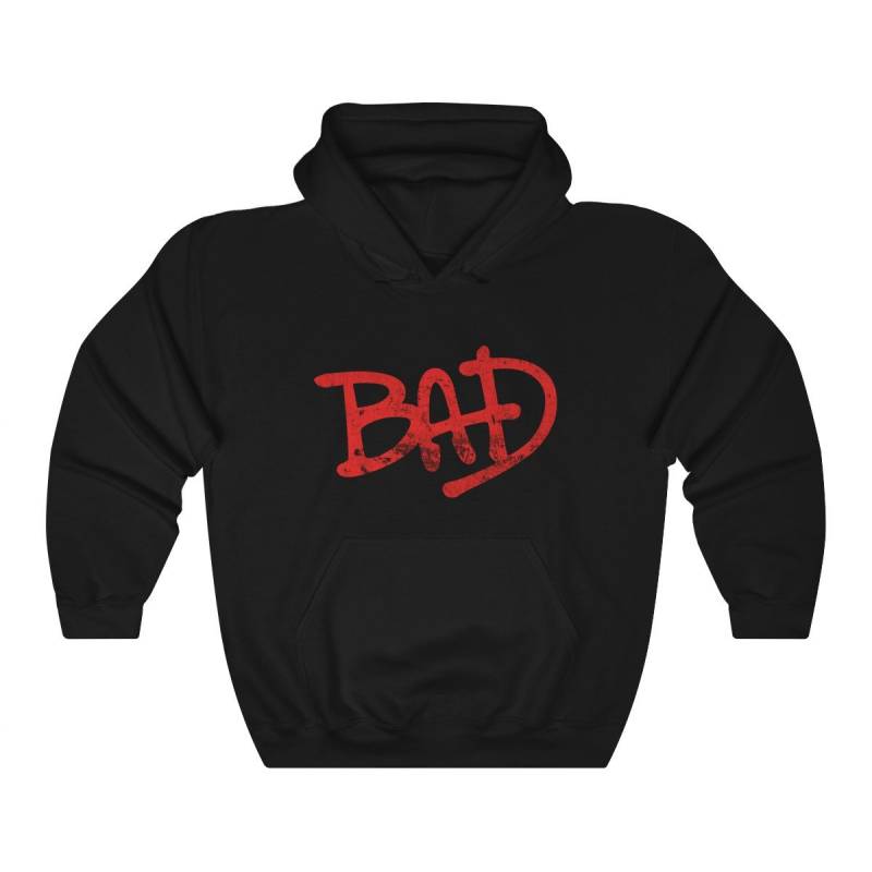 Bad Michael Jackson Logo Thriller 80S King Of Pop Dance Unisex Hoodie