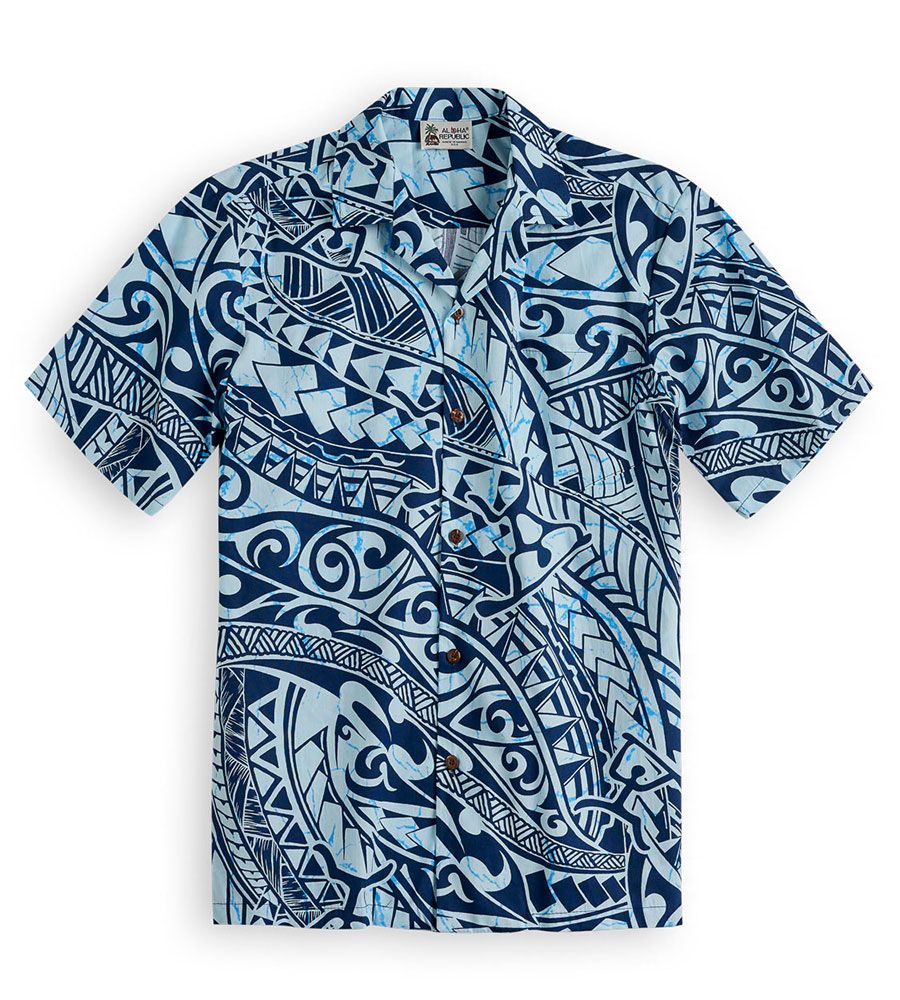 Sacred Inks Of Hawaiian Blue Unique Design Shirt Ha36563