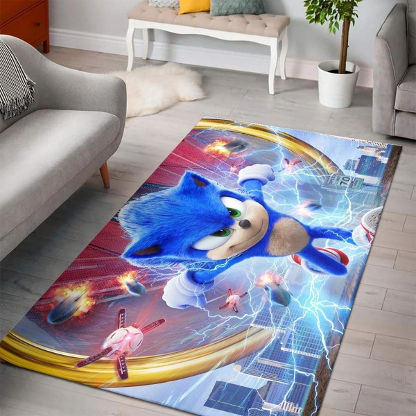 Sonic the Hedgehog Area Rug, Movie OFD 2002204