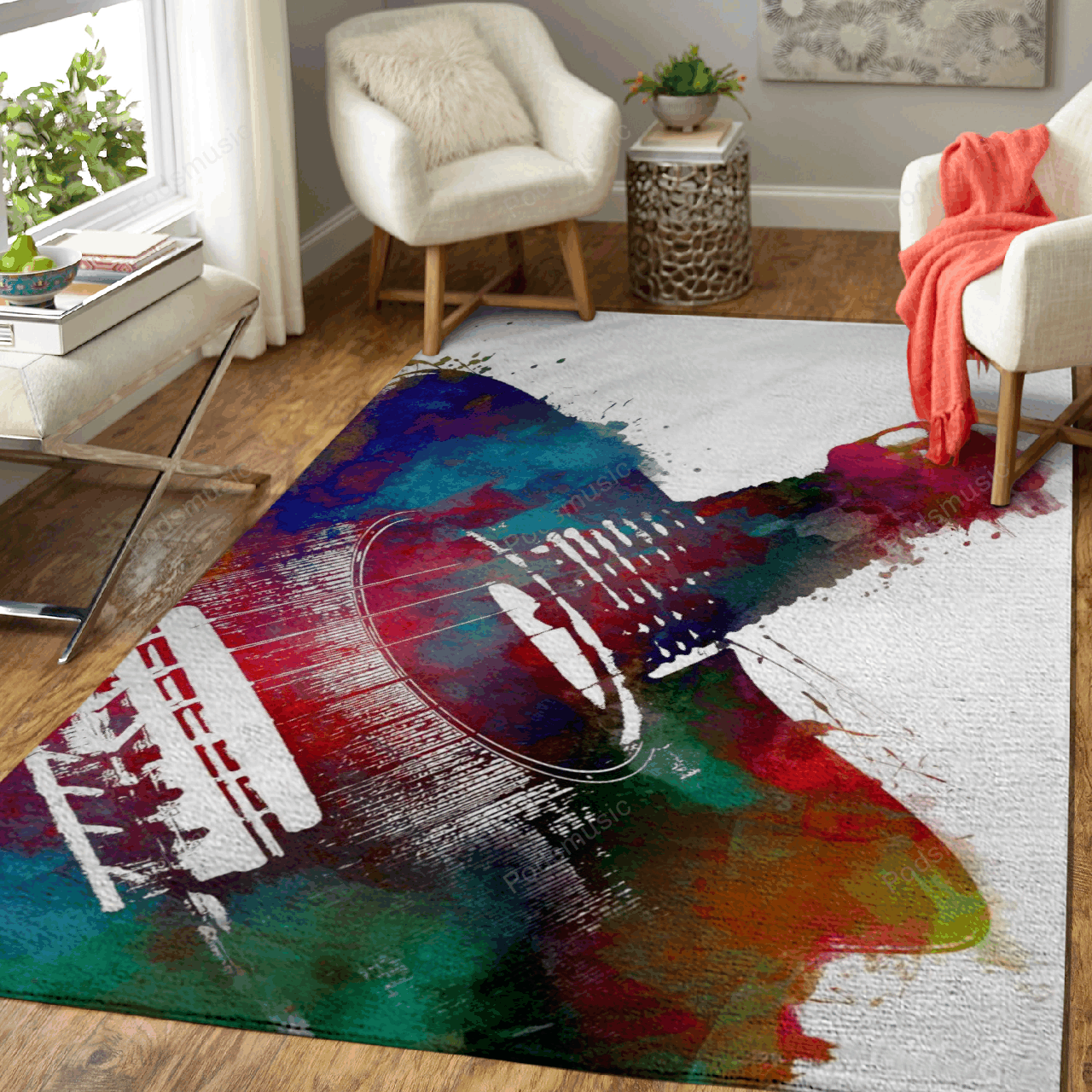 Guitar 23 – Music Art For Fans Area Rug Carpet
