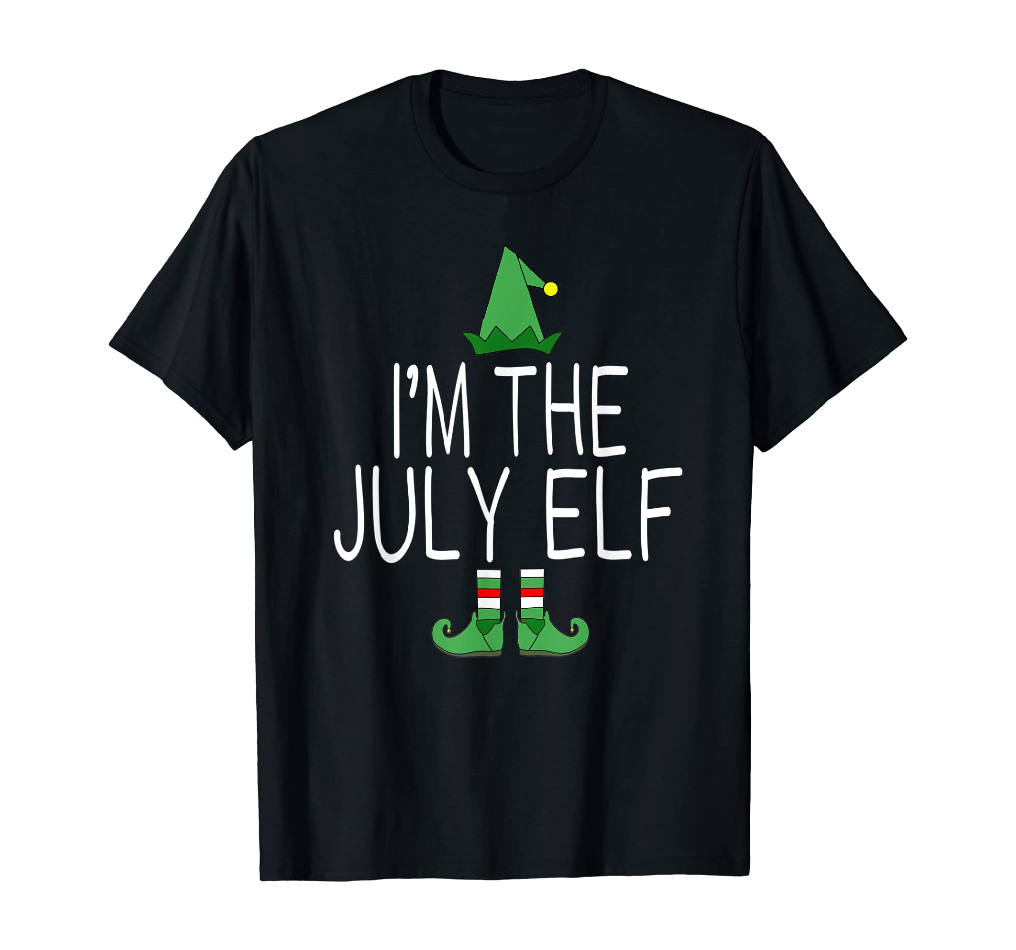 Christmas In July Matching Family Funny I’M The July Elf T-Shirt