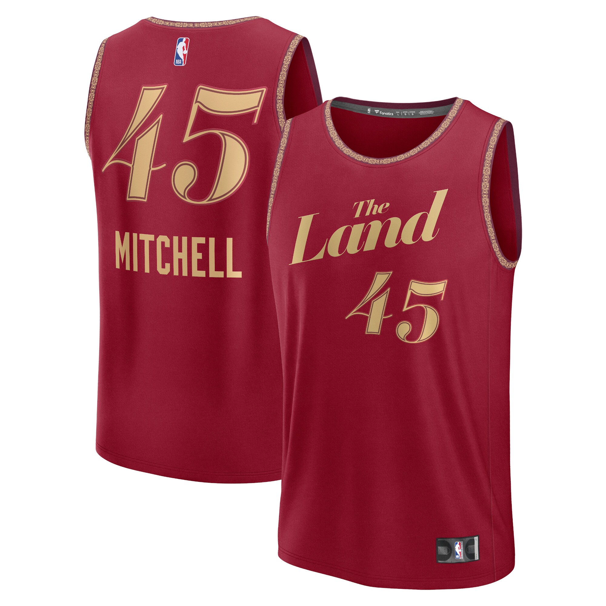 Donovan Mitchell Cleveland Cavaliers Unisex 2023/24 Fast Break Jersey – Wine – City Edition