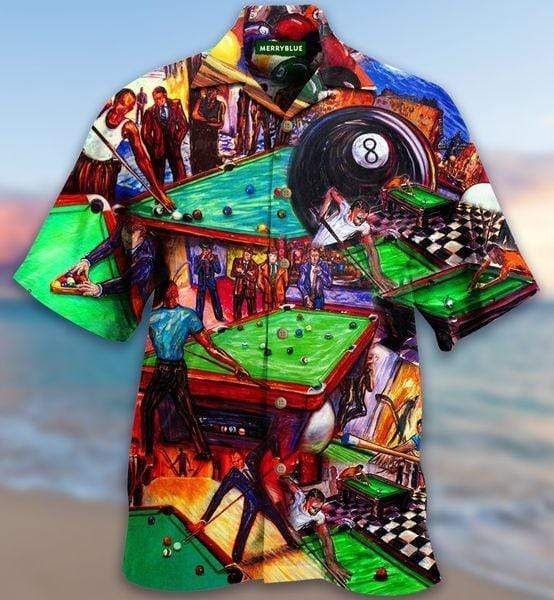 Check Out This Awesome Rack Em Up Billiard Unisex Hawaii Aloha Shirts Ha9744