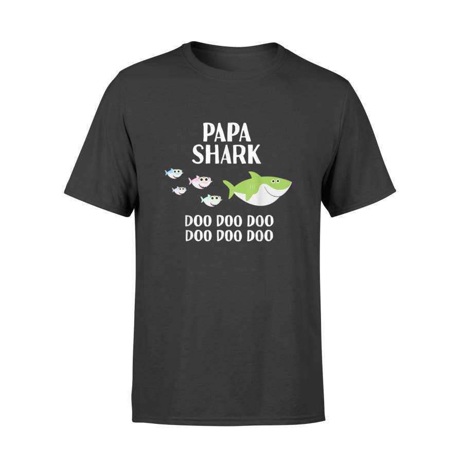 YOLOstuff Mens Papa Shark Doo Doo Shirt Halloween Christmas Gift Grandpa T-shirt