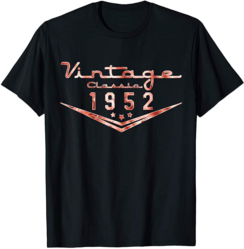 69th Birthday Gift Shirt Vintage 1952 TShirt 69 Year Old T-Shirt