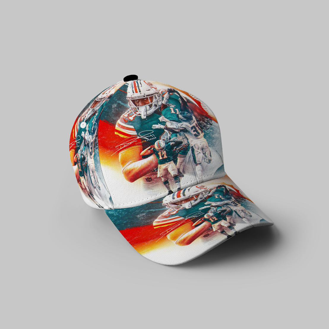 Miami Dolphins Players6 3D Printing Baseball Cap Classic Hat