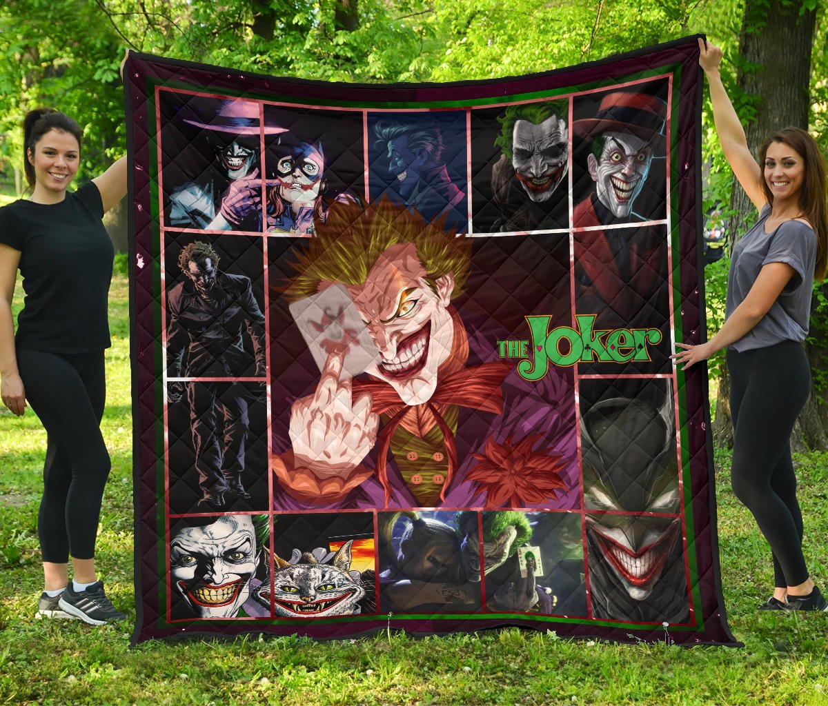 Joker The Clown Premium Quilt Blanket Movie Home Decor Custom For Fans Nt030901