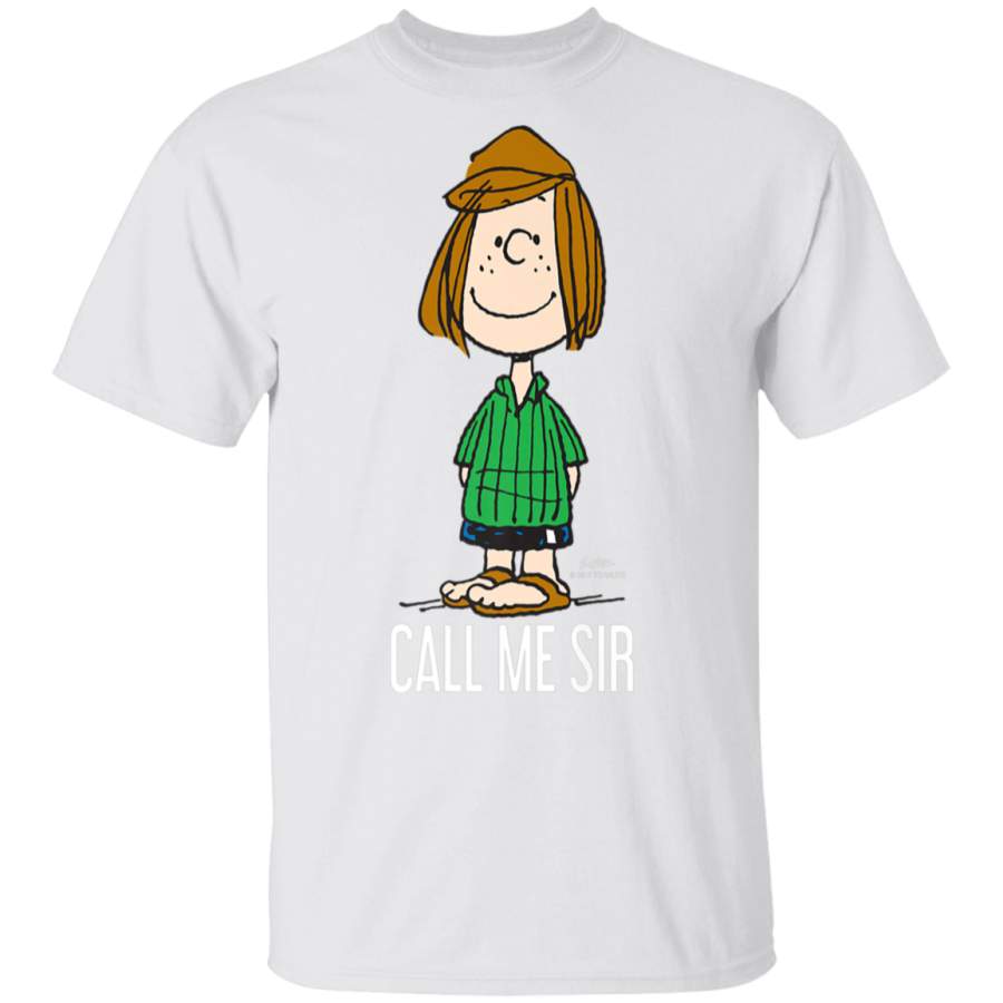 Peanuts Peppermint Patty Call Me Sir T-Shirt